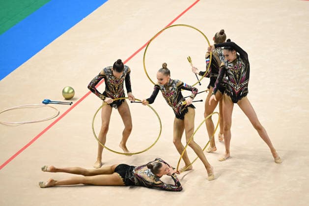 OTHER - Gymnastics - European Championships in Rhythmic gymnastics, Rhythmische Sportgymnastik, RSG Photo by IPA ABACAPRESS.COM85186582 - RUSSIAN FEDERATION group during European Championships in Rhythmic Gymnastics, Gymnastics in Varna, Bulgaria, May 30 2026 Varna Bulgaria  Copyright: xIPAxSport ABACAx