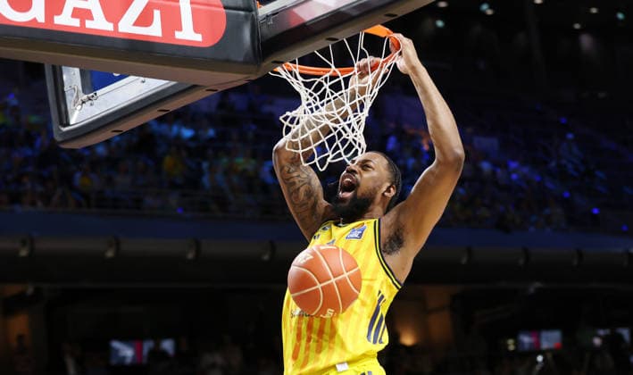 J Wan Roberts dunking action upper body Sport Basketball BBL Bundesliga Mens Play Off Semi Final 1 Match Season 2025 2026 30 05 2026 ALBA Berlin vs BMA365 Bamberg Baskets