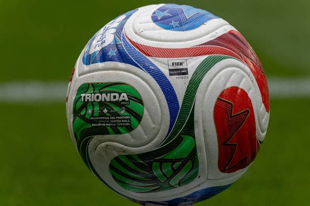 Scotland v Curacao, Friendly International Challenge The Adidas Trionda FIFA World Cup, WM, Weltmeisterschaft, Fussball 2026 match ball during the International Challenge Match - Scotland vs Curacao, Barclays Hampden, Glasgow. 30 May 2026 Hampden Park Barclays Hampden Glasgow Scotland Editorial use only , Copyright: xColinxPoultneyx PSI-24309-0142