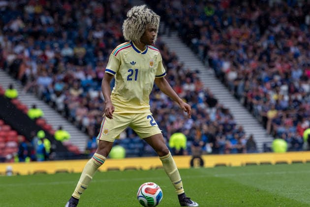 Scotland v Curacao, Friendly International Challenge Tahith Chong of Curacao during the International Challenge Match - Scotland vs Curacao, Barclays Hampden, Glasgow. 30 May 2026 Hampden Park Barclays Hampden Glasgow Scotland Editorial use only , Copyright: xColinxPoultneyx PSI-24309-0152