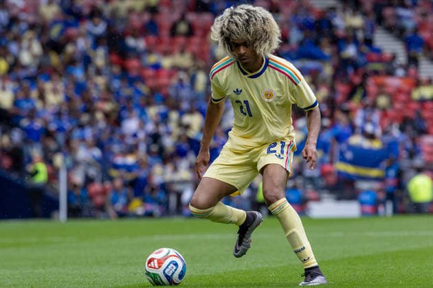 Scotland v Curacao, Friendly International Challenge Tahith Chong of Curacao during the International Challenge Match - Scotland vs Curacao, Barclays Hampden, Glasgow. 30 May 2026 Hampden Park Barclays Hampden Glasgow Scotland Editorial use only , Copyright: xColinxPoultneyx PSI-24309-0154