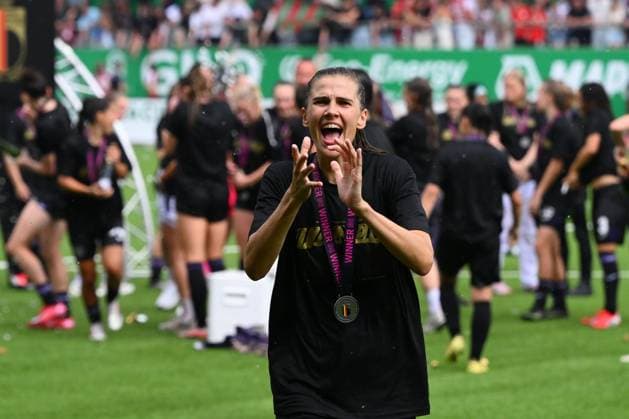 RSC Anderlecht v SV Zulte Waregem - Women s Cup Final LA LOUVIERE, BELGIUM - MAY 30 : Minnaert Marie midfielder of RSC Anderlecht during the RBFA Belgian Women s Cup final match between RSC Anderlecht and SV Zulte Waregem on May 30, 2026 in La Louviere, Belgium, 30 05 2026 La Louviere Belgium  Copyright: xVincentxKalutx
