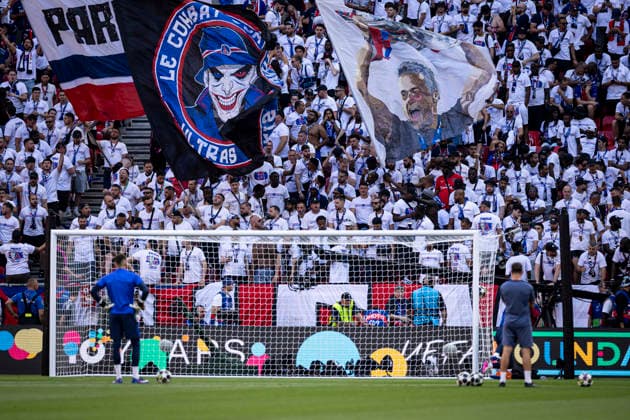 Football: Finale EUFA Champions League 2025-2026 - Paris Saint Germanin (PSG) V Arsenal - Puskas ArÃ na de Budapest Hongrie - 30 05 2026 Ambiance avec les supporters de l Ã quipe de Paris Saint Germain (PSG)  Copyright: xelyxandroxcegarrax