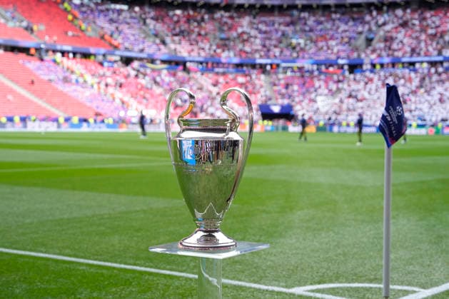 May 30, 2026, Budapest, Budapest, Hungary: Illustration, detail of the trophy ahead the UEFA Champions League Final 2026 match between Paris Saint-Germain and Arsenal FC at Puskas Arena on May 30, 2026 in Budapest, Hungary. Paris Saint-Germain V Arsenal FC - UEFA Champions League Final 2026  - ZUMAa181 20260530_zaa_a181_015 Copyright: xDennisxAgyemanx