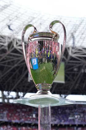 May 30, 2026, Budapest, Budapest, Hungary: Illustration, detail of the trophy ahead the UEFA Champions League Final 2026 match between Paris Saint-Germain and Arsenal FC at Puskas Arena on May 30, 2026 in Budapest, Hungary. Budapest Hungary - ZUMAa181 20260530_zaa_a181_003 Copyright: xDennisxAgyemanx