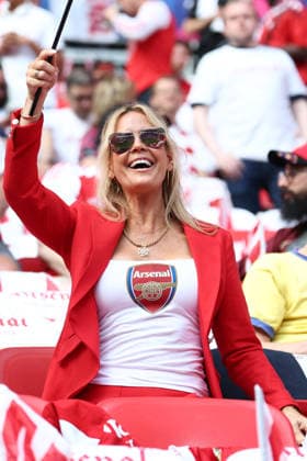 Arsenal fans cheer on during the 2025 2026 Champions League Final football match between Paris Saint Germain and Arsenal FC at Puskas Arena stadium in Budapest (Hungary), May 30th, 2026. CesarexPurini
