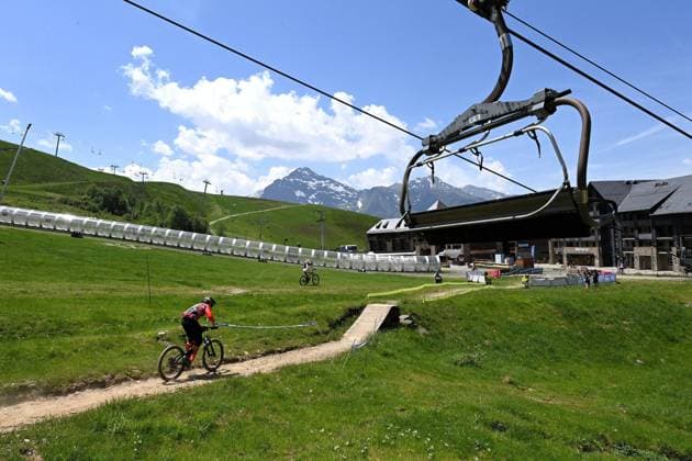 COUPE DU MONDE VTT 2026 A LOUDENVIELLE BASTIEN ARBERET MAXPPP COUPE DU MONDE DE VTT UCI ENDURO WORLD CUP 2026 A LOUDENVIELLE PEYRAGUDES, HAUTES-PYRENEES EPREUVE ENDURO EDR LE 30 MAI PYRENEES BIKE FESTIVAL PBF ILLUSTRATION VTT TOURISME 4 SAISONS COHABITATION SKI VELO - 2026 UCI Mountain Bike World Cup – Loudenvielle–Peyragudes (France) LOUDENVIELLE HAUTES-PYRENEES FRANCE  Copyright: xBASTIENxARBERET MAXPPP MAXPPPxBASTIENxARBERETx BAR_5538 BAR2026053023