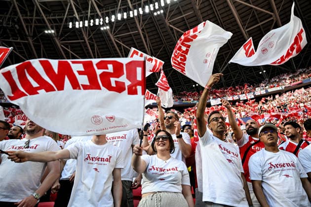 Mg Budapest 30 05 2026 - finale Champions League Paris Saint Germain-Arsenal foto Matteo Gribaudi Image nella foto: tifosi Arsenal 