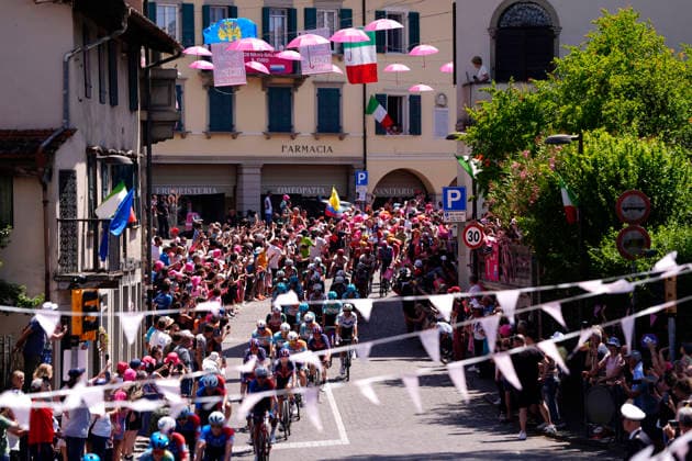 THE PACK RIDES during Stage 20 of the Giro d™Italia, from Gemona del Friuli to Piancavallo, Italy, Saturday, May 30, 2026.  Copyright: xFabioxFerrari LaPressex