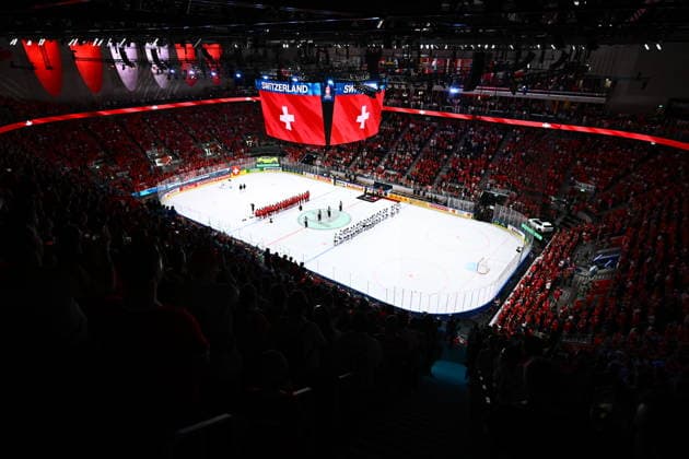 Swiss Life Arena after the semifinal match Switzerland vs Norway at the 2026 IIHF Ice hockey, Eishockey World Championship, WM, Weltmeisterschaft on May 30, 2026, Zurich, Switzerland. (CTKxPhoto RadekxPetrasek) CTKPhotoP2026053004306  CTKPhotoP2026053004306