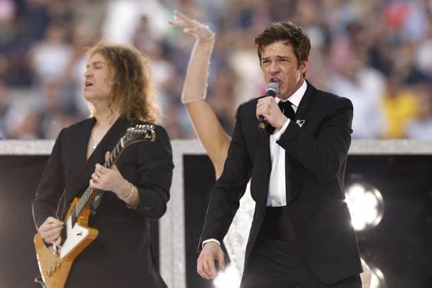 BUDAPEST - The Killers to headline the Final Kick Off Show by Pepsi during the UEFA Champions League final between Paris Saint-Germain and Arsenal FC at the Puskas Arena on 30 May 2026, Budapest, Hungary. MAURICE VAN STEEN ANP UEFA Champions League Final 2026 2025-2026 xVIxANPxSportx xMauricexvanxSteenxIVx 559679663 originalFilename: 559679663.jpg