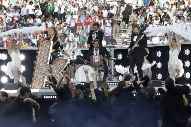 BUDAPEST - The Killers to headline the Final Kick Off Show by Pepsi during the UEFA Champions League final between Paris Saint-Germain and Arsenal FC at the Puskas Arena on 30 May 2026, Budapest, Hungary. MAURICE VAN STEEN ANP UEFA Champions League Final 2026 2025-2026 xVIxANPxSportx xMauricexvanxSteenxIVx 559679984 originalFilename: 559679984.jpg