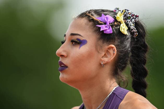 ATHLETICS - Hypomeeting Goetzis 2026 GOETZIS,AUSTRIA,30.MAY.26 - ATHLETICS - World Athletics Combined Events Tour, Hypomeeting, heptathlon, 100m hurdles. Image shows Anastasia Ntrgakomirova (GRE).  GEPAxpictures xOliverxLerch