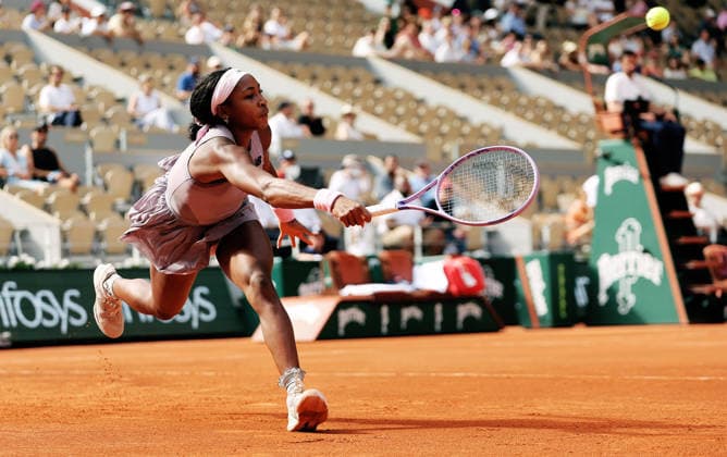 TENNIS - French Open 2026 PARIS,FRANCE,30.MAY.26 - TENNIS - WTA, Tennis Damen Tour, French Open, Roland Garros, Grand Slam. Image shows Coco Gauff (USA).  GEPAxpictures xMatthiasxHauer