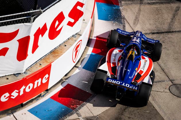 AUTO - IndyCar, Indy Car, IRL, USA - DETROIT GRAND PRIX 2026 14 FERRUCCI Santino (usa), A. J. Foyt Racing, Dallara DW12 - Chevrolet, action during the Chevrolet Detroit Grand Prix, 8th round of the 2026 NTT IndyCar Series, on the Streets of Detroit, from May 29 to 31, 2026 in Detroit, Michigan, United States of America - DetroitUnited States  Copyright: xJULIENxDELFOSSEx