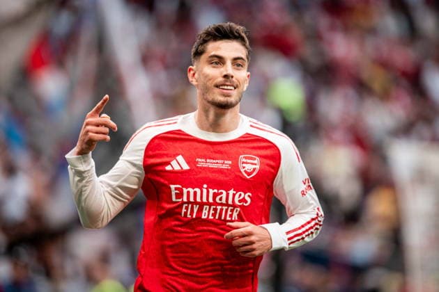 2026.05.30 Budapeszt Paris Saint Germain - Arsenal UEFA Final Ligi Mistrzow PSG ArsenaÅ‚ N z Kai Havertz gol radosc bramka goal Foto Mateusz Porzucek PressFocus 2026.05.30 Budapeszt Paris Saint Germain - Arsenal UEFA Champions League Final, Budapest, Puskas Arena Kai Havertz gol radosc bramka goal Credit: Mateusz Porzucek PressFocus NEWSPIX.PL --- newspix.pl POLAND OUT! 