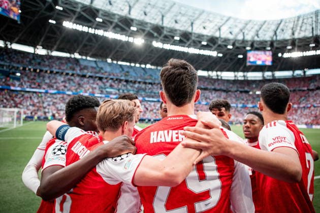 2026.05.30 Budapeszt Paris Saint Germain - Arsenal UEFA Final Ligi Mistrzow PSG ArsenaÅ‚ N z Kai Havertz gol radosc bramka goal Foto Mateusz Porzucek PressFocus 2026.05.30 Budapeszt Paris Saint Germain - Arsenal UEFA Champions League Final, Budapest, Puskas Arena Kai Havertz gol radosc bramka goal Credit: Mateusz Porzucek PressFocus NEWSPIX.PL --- newspix.pl POLAND OUT! 