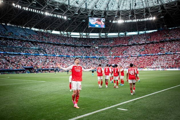 2026.05.30 Budapeszt Paris Saint Germain - Arsenal UEFA Final Ligi Mistrzow PSG ArsenaÅ‚ N z Kai Havertz gol radosc bramka goal Foto Mateusz Porzucek PressFocus 2026.05.30 Budapeszt Paris Saint Germain - Arsenal UEFA Champions League Final, Budapest, Puskas Arena Kai Havertz gol radosc bramka goal Credit: Mateusz Porzucek PressFocus NEWSPIX.PL --- newspix.pl POLAND OUT! 