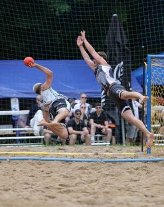 Germany Kelkheim Münster 30 05 2026 Beachhandball Hessen Karacho Beach Cup 2026 Die Otternasen BHC BADG Münster f l Stephan Mühleisen Die Otternasen , Lennart Liebeck BHC Beach Da Gang Sport Karacho Beach Cup 2026
