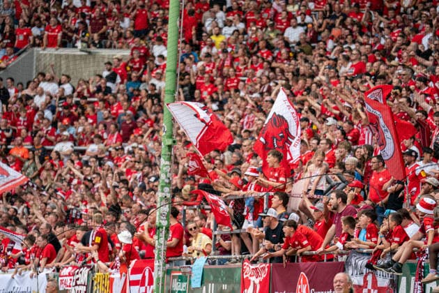 30 05 2026, xdaymx, Soccer Oberliga Rheinland Pfalz Saar, 1 FC Kaiserslautern FV Eppelborn Many fans at the U21 home match DFL DFB REGULATIONS PROHIBIT ANY USE OF PHOTOGRAPHS as IMAGE SEQUENCES and or QUASI VIDEO Kaiserslautern