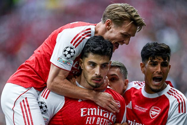 Mg Budapest 30 05 2026 - finale Champions League Paris Saint Germain-Arsenal foto Matteo Gribaudi Image nella foto: Tesultanza gol Kai Havertz 
