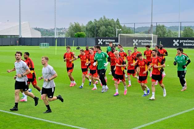 Belgian national football team - FIFA World Cup, WM, Weltmeisterschaft, Fussball 2026 - media activities 30 05 2026 TUBIZE, BELGIUM - MAY 30 : Illustration picture during a training session at the training grounds of the Royal Belgian Football Association ahead of the FIFA World Cup 2026 on May 30, 2026 in Tubize, Belgium, 30 05 2026 Tubize Belgium  Copyright: xJanxDexMeuleneirx