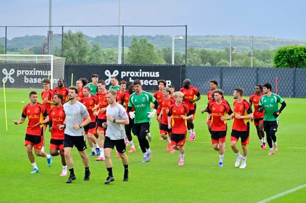 Belgian national football team - FIFA World Cup, WM, Weltmeisterschaft, Fussball 2026 - media activities 30 05 2026 TUBIZE, BELGIUM - MAY 30 : Illustration picture during a training session at the training grounds of the Royal Belgian Football Association ahead of the FIFA World Cup 2026 on May 30, 2026 in Tubize, Belgium, 30 05 2026 Tubize Belgium  Copyright: xJanxDexMeuleneirx