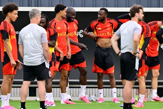 Belgian national football team - FIFA World Cup, WM, Weltmeisterschaft, Fussball 2026 - media activities 30 05 2026 TUBIZE, BELGIUM - MAY 30 : Lukaku Romelu forward of Belgium pictured during a training session at the training grounds of the Royal Belgian Football Association ahead of the FIFA World Cup 2026 on May 30, 2026 in Tubize, Belgium, 30 05 2026 Tubize Belgium  Copyright: xJanxDexMeuleneirx