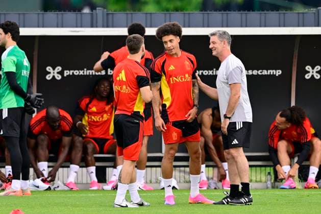 Belgian national football team - FIFA World Cup, WM, Weltmeisterschaft, Fussball 2026 - media activities 30 05 2026 TUBIZE, BELGIUM - MAY 30 : Witsel Axel midfielder of Belgium pictured during a training session at the training grounds of the Royal Belgian Football Association ahead of the FIFA World Cup 2026 on May 30, 2026 in Tubize, Belgium, 30 05 2026 Tubize Belgium  Copyright: xJanxDexMeuleneirx