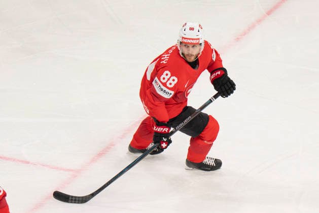 ZURICH, SWITZERLAND MAY 30 Christoph Bertschy of Switzerland in action during the 2026 IIHF Ice Hockey World Championship Switzerland game between Switzerland and Norway at Swiss Life Arena on May 30, 2026 in Zurich, Zurich Zurich Swiss Life Arena Zurich Switzerland Copyright: xJustPictures.ch JarixPestelaccix jp-en-EuSpIm-JP6_JAR_Switzerland_Norway_30May2026_00145