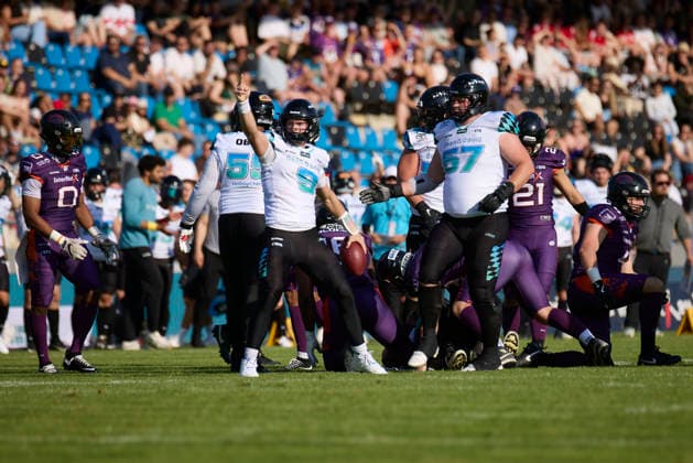 Frankfurt Galaxy Munich Ravens, American Football, European Football Alliance EFA , Season 2026, 30 05 2026 9 Russell Tabor QB, Munich Ravens in the match between Frankfurt Galaxy and Munich Ravens in the European Football Alliance EFA in Frankfurt am Main, Germany Hessen Germany PARatFGY_SCHRICK_DSK_8636