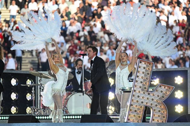 IPA85190807 - The Killers pre-show during the UEFA Champions League 2026 final between Paris Saint-Germain F.C. vs. Arsenal F.C. on May 30, 2026 at the Puskas Arena, Budapest, Hungary  Copyright: xVincenzoxOrlando IPAxSportx xx 85190807