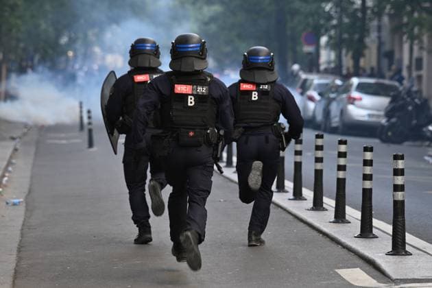 Tensions between PSG fans and the police during the Champions League final in Paris on 30 May 2026. - 30 05 2026 - France Ile-de-France (region) Paris -  JulienxMattiax xLexPictorium LePictorium_0334993