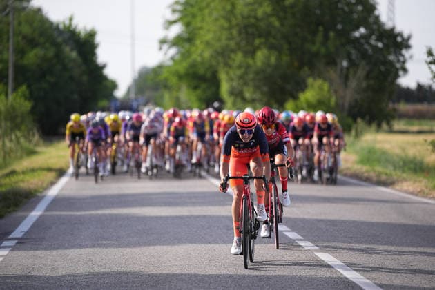 The pack rides during Stage 1 of the Giro d™Italia Women, from Cesenatico to Ravenna, Italy, Saturday May 30, 2026  Copyright: xMarcoxAlpozzi LaPressex