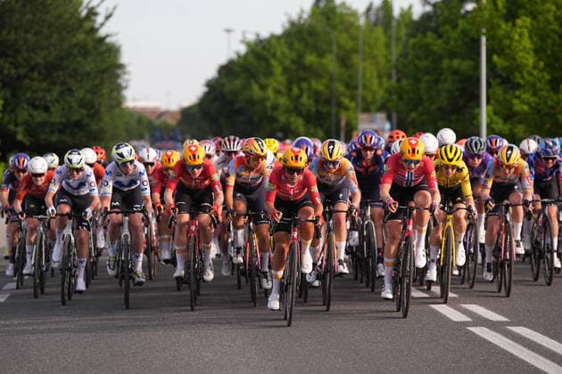 The pack rides during Stage 1 of the Giro d™Italia Women, from Cesenatico to Ravenna, Italy, Saturday May 30, 2026  Copyright: xMarcoxAlpozzi LaPressex