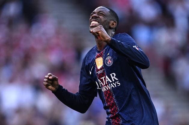 Mg Budapest 30 05 2026 - finale Champions League Paris Saint Germain-Arsenal foto Matteo Gribaudi Image nella foto: esultanza<a gol Ousmane Dembele 
