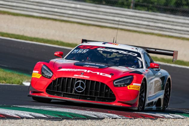 IPA85191062 - Maxime MARTIN, Maximilian GOTZ and Fabian SCHILLER driving the ( 17) Mercedes-AMG GT3 EVO of team Mercedes - AMG Team GetSpeed during Monza - Round 3, GT World Challenge race in Monza, Italy, May 30 2026  Copyright: xLucaxRossini IPAxSportx xx 85191062