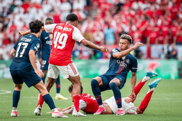2026.05.30 Budapeszt Paris Saint Germain - Arsenal UEFA Final Ligi Mistrzow PSG ArsenaÅ‚ N z Myles Lewis Skelly Desire Doue Foto Mateusz Porzucek PressFocus 2026.05.30 Budapeszt Paris Saint Germain - Arsenal UEFA Champions League Final, Budapest, Puskas Arena Myles Lewis Skelly Desire Doue Credit: Mateusz Porzucek PressFocus NEWSPIX.PL --- newspix.pl POLAND OUT! 
