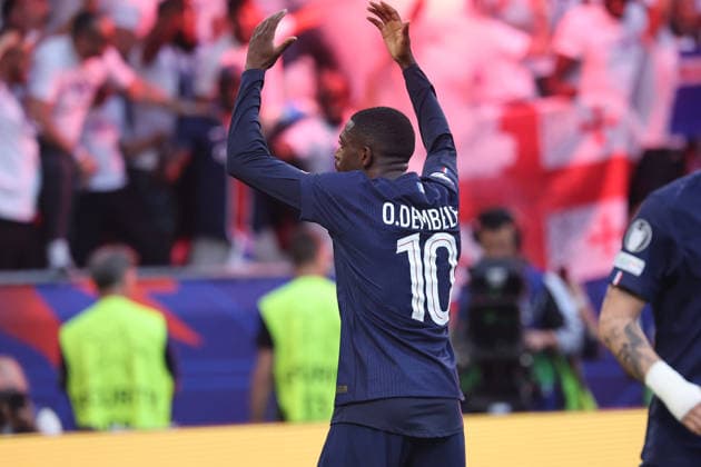 Ousmane Dembele of Paris Saint-Germain celebrates scoring the 1-1 goal during the UEFA Champions League 2025-26 Final soccer match between Paris Saint-Germain FC and Arsenal FC, at the Puskas Arena on 30 May 2026 in Budapest, Hungary. UEFA Champions League - Paris Saint-Germain FC v Arsenal FC