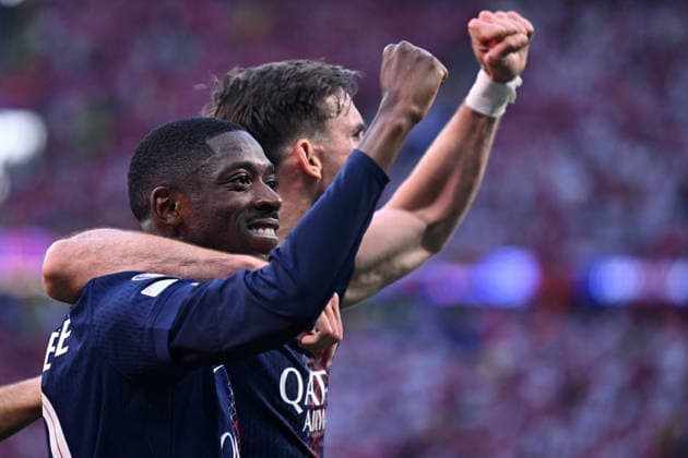 Mg Budapest 30 05 2026 - finale Champions League Paris Saint Germain-Arsenal foto Matteo Gribaudi Image nella foto: esultanza gol Ousmane Dembele 