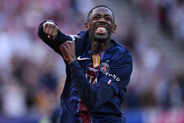 Mg Budapest 30 05 2026 - finale Champions League Paris Saint Germain-Arsenal foto Matteo Gribaudi Image nella foto: esultanza gol Ousmane Dembele 
