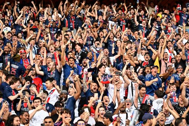 PSG - Arsenal retransmission de la finale PHOTOPQR OUEST FRANCE Stéphane Geufroi ; Paris ; 30 05 2026 ; Le Paris Saint-Germain affronte Arsenal en finale de la Ligue des Champions ce samedi 30 mai à Budapest. Pour l occasion, le club parisien organise une retransmission au Parc des Princes, devant 48 000 supporters. - Live coverage of the UEFA Champions League final between Paris Saint-Germain and Arsenal F.C. this Saturday, May 30, at 6:00 p.m., at the Parc des Princes in Paris Paris France  Copyright: xPHOTOPQR OUESTxFRANCE MAXPPPxStéphanexGeufroix 20260530OFR2971 20260530OFR2971
