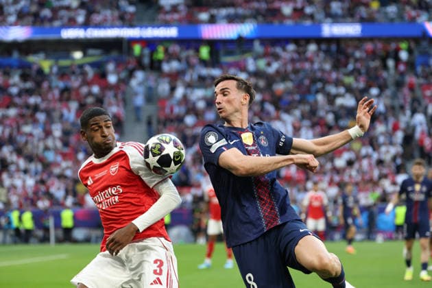 PSG vs Arsenal FabiÃ n Ruiz of FC Paris Saint-Germain During the football match between PSG vs Arsenal valid for the UEFA Champions League Final, on 30 05 2026 at the Stadium PuskÃ s Arena in Budapest NAPOLI PUSKAS Stadium CAMPANIA Hungary Copyright: xFABIOxSASSOxFabioxsasso FPAx PSG Arsenal2026_05_30Fabio Sasso0546