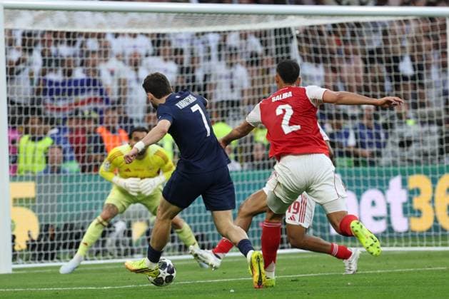 30.05.2026 - SOCCER - 2025-2026 UEFA Champions League final , Paris vs Arsenal Khvicha Kvaratskhelia (Paris Saint-Germain) is in action Budapest Puskas Arena ,Budapest Puskas Arena Hungary