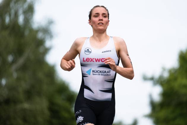 1 Triathlon Bundesliga Kraichgau Helen Scheffold GER, Tri Team Freiburg Ubstadt Weiher Germany Copyright: xMarcelxHilgerx