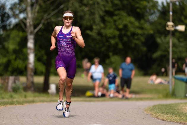 1 Triathlon Bundesliga Kraichgau Franka Rust GER, Dr Loges Triathlon Team LuÌˆneburg Ubstadt Weiher Germany Copyright: xMarcelxHilgerx