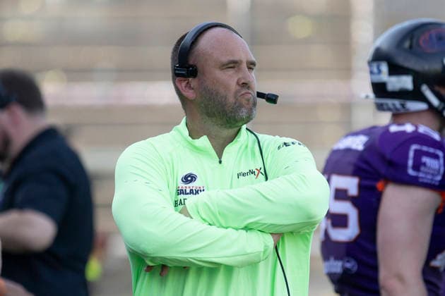 EFA European Football Alliance Frankfurt Galaxy Munich Ravens, 30 05 2026 Thomas Kösling Head Coach Frankfurt Galaxy , Frankfurt Galaxy Munich Ravens, Frankfurt, PSD Bank Arena, 30 5 2026 Copyright: xBEAUTIFULxSPORTS Gawlikx