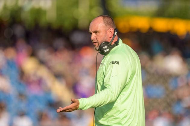 Thomas Koesloing Complaining, Kösling, Frankfurt Galaxy vs Munich Ravens, American Football, European Football Alliance, Week 3, 2026, 30.05.2026, Frankfurt PSD Bank Arena Germany Copyright: xFootxBowlxPressexFotoxAgentur JUx