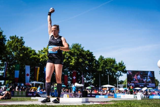 51 Hypomeeting, Goetzis AT , 30 05 2026 GOETZIS, SWITZERLAND MAY 30 Sandra ROETHLIN of Switzerland competes in the shot put of the womens heptathlon at the 51 Hypomeeting, Goetzis AT on May 30, 2026 in Goetzis, Switzerland Copyright: xBEAUTIFULxSPORTS UlfxSchillerx