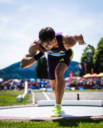 51 Hypomeeting, Goetzis AT , 30 05 2026 GOETZIS, SWITZERLAND MAY 30 Andrin HUBER of Switzerland competes in the shot put of the mens decathlon at the 51 Hypomeeting, Goetzis AT on May 30, 2026 in Goetzis, Switzerland Copyright: xBEAUTIFULxSPORTS UlfxSchillerx